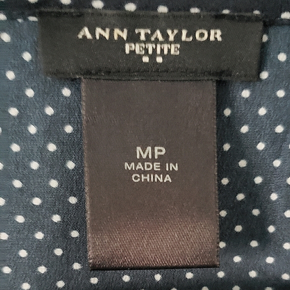 Ann Taylor Polka Dot Blouse - Picture 3 of 3